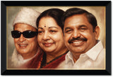 MGR Jayalalithaa Edappadi K Palaniswami I Amma I MG Ramachandran I EPS I AIADMK I ADMK I Wall Poster/Frames