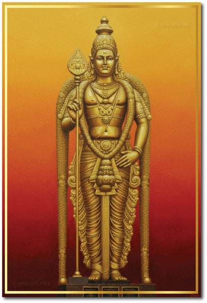 Pathumalai Sri Subramaniar Swamy I Batu Caves Śrī Subramaniar Swamy Temple I Malaysia I Wall Poster / Frame
