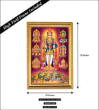 Arupadai Veedu Murugan Temple I Lord Kandhan I Tiruchendur I Palani I Thiruthani Tiruttani I Spiritual I Wall Poster
