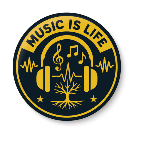 Music is Life I Music I The Soul of Life I Ilaiyaraaja I AR Rahman I Pin Badge