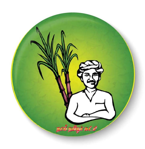 Vote for your Party I Naam Tamilar katchi Party Symbol Pin Badge