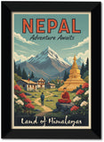 Nepal I Land of Himalayas I Adenture Awaits I Adenture I Souvenir I Travel Memories I Wall Poster / Frames