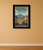 Nepal I Land of Himalayas I Adenture Awaits I Adenture I Souvenir I Travel Memories I Wall Poster / Frames