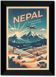 Nepal I Fly to the Himalayas I Adenture Awaits I Adenture I Souvenir I Travel Memories I Wall Poster / Frames