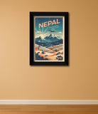 Nepal I Fly to the Himalayas I Adenture Awaits I Adenture I Souvenir I Travel Memories I Wall Poster / Frames