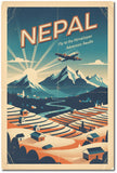 Nepal I Fly to the Himalayas I Adenture Awaits I Adenture I Souvenir I Travel Memories I Wall Poster / Frames