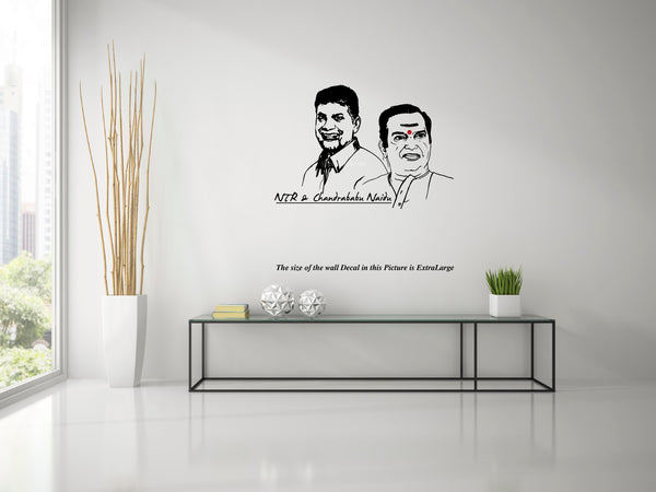 Chandrababu Naidu  NT Rama Rao I NTR I Telugu Desam Party I TDP I Wall Decal