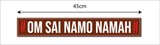 Sai Baba I Om Sai Namo I Hindu Spiritual Quote  I Wall Sticker
