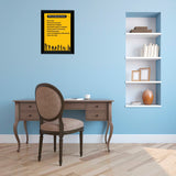 Office Etiquette Rules I Office I Factory I Wall Poster / Frame