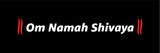 Om Namah Shivaya I Shivan I Spiritual I Car Window Sticker