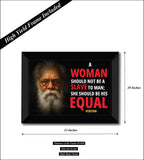 Periyar I She Should Be His Equal I Periyar Quote I Dravidian I Wall Poster / Frames