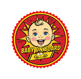 Baby on  Board I Kids Safety I Car Window Sticker