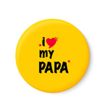 I love my PAPA I Fathers Day Gift I My DAD I Fridge Magnet
