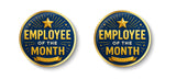 Employee of the Month I Office Badge I College I Pin Badge Pack of 2 No's