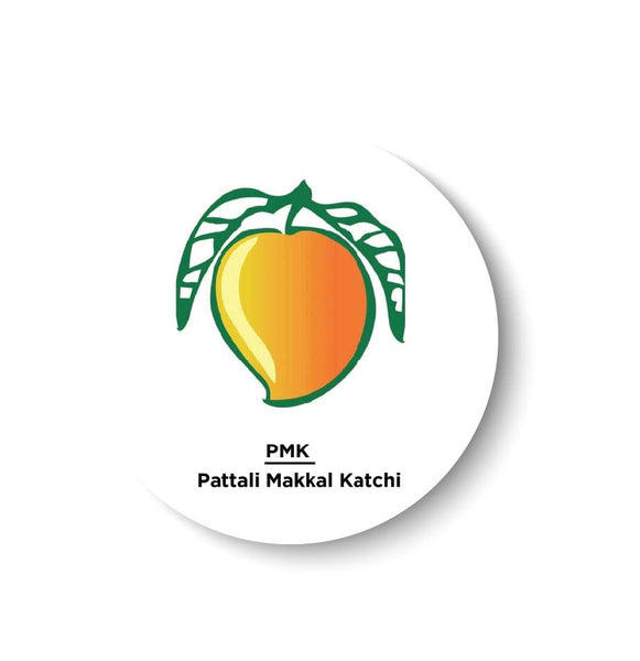Vote for your Party I Pattali Makkal Katchi Party Symbol Pin Badge