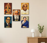 Velu Nachiyar Kamarajar Periyar Ambedkar Anjalai Ammal I Thalapathy CM Vijay I Ideology Leaders I Tamilaga Vettri Kazhagam I TVK I Wall Poster / Frames