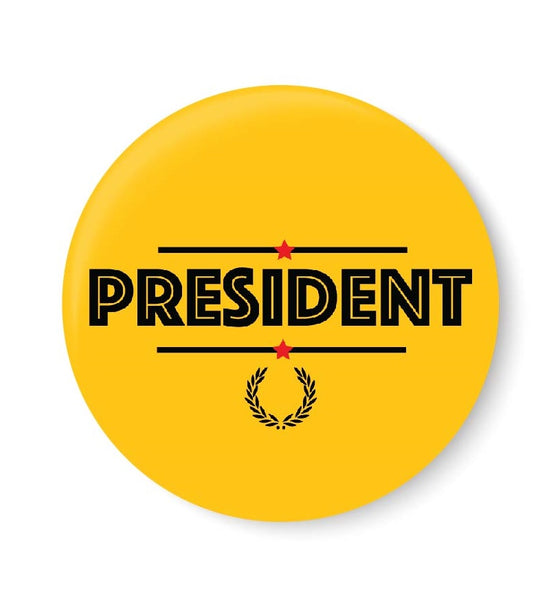 President I Office Pin Badge