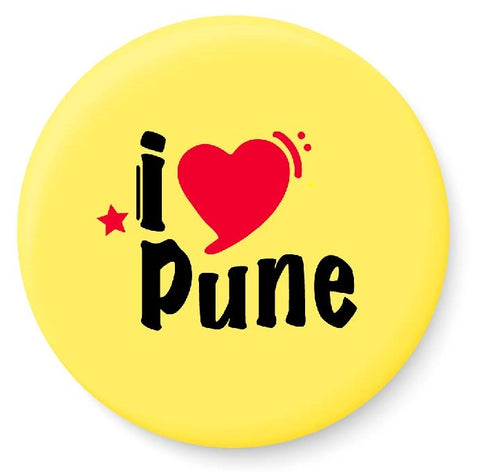 I Love Pune Fridge Magnet