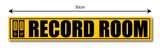 Record Room I File Room I School I College I Office I Hospital I Wall Sticker