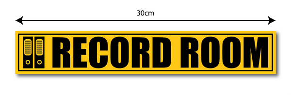 Repoting Room Sticker Record Room I File Room I School I College I Office I Hospital I Wall ...