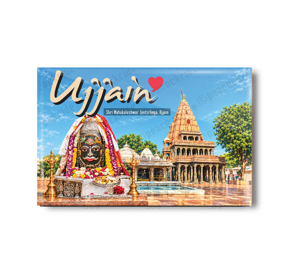 Love Ujjain I Shri Mahakaleshwar Jyotirlinga I Madhya Pradesh I Spiritual I Souvenir I Travel Memories I Fridge Magnet