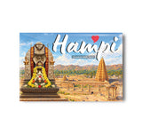 Love Hampi I Virupaksha Temple I Karnataka I Spiritual I Souvenir I Travel Memories I Fridge Magnet