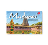 Love Madurai I Madurai Meenakshi Sundareswarar Temple I Tamil Nadu I Spiritual I Souvenir I Travel Memories I Fridge Magnet