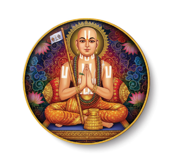 Sri Ramanuja I Ramanujan I Ramanujacharya Fridge Magnet