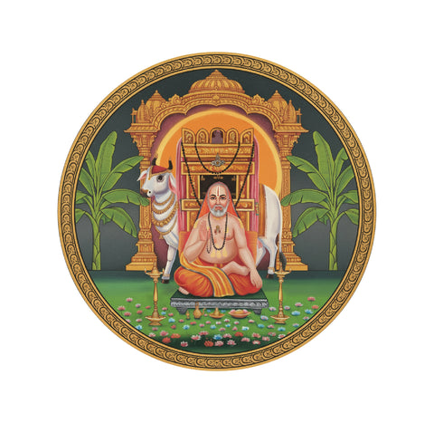 Sri Raghavendra Swamy I Raghavendra Swami I Spiritual I Bike Sticker