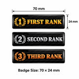 Class Topper I Rank I Number Ranking  I School I College I Medals I Rectangular Pin Badge