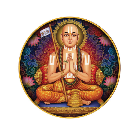 Sri Ramanuja I Ramanujan I Ramanujacharya Bike Sticker