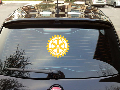 Rotary Club I Rotary International I Car Window Decal