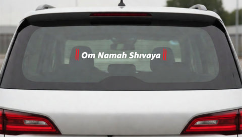 Om Namah Shivaya I Shivan I Spiritual I Car Window Sticker