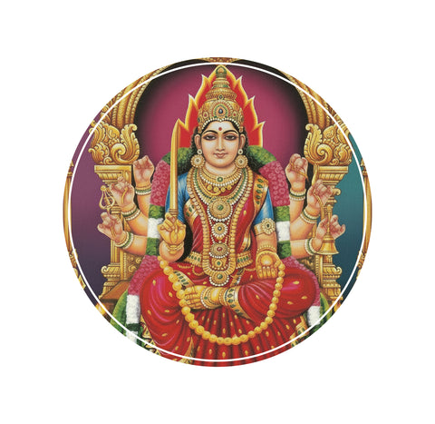 Trichy Samayapuram Mariamman I Mariyamman I Arulmigu Mariamman Temple I Spiritual I Car Window Sticker