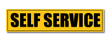 Self Service I Hotel I Restaurants I Wall Sticker