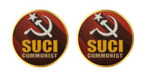 SUCI Communist West Bengal I Bike Sticker  Pack of 2 No's