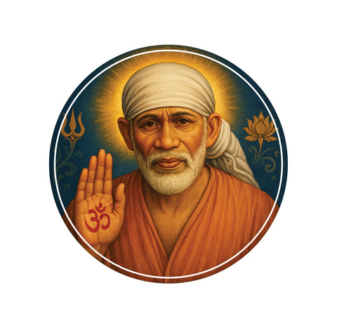 Sai Baba I Ohm Sai Ram I Religion I Bike Sticker