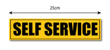 Self Service I Hotel I Restaurants I Wall Sticker