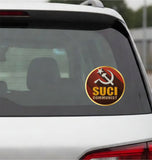 SUCI Communist West Bengal I Car Window  Sticker  Pack of 2 No's