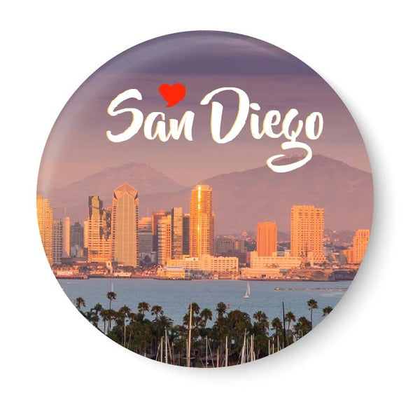 Love San Diego I Love with United States Series I Fridge Magnet