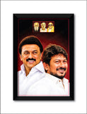 MK Stalin I Udhayanidhi I Periyar, Anna, Kalaignar I DMK Party I Dravida Munnetra Kazhagam I DMK I Wall Poster