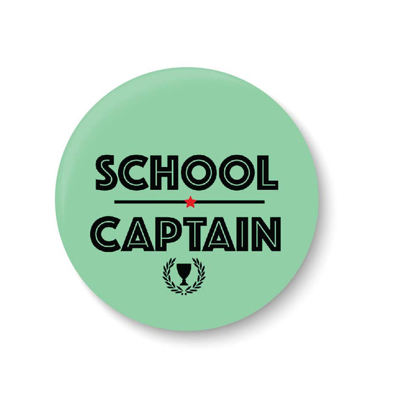 School Captain I School  Pin Badge