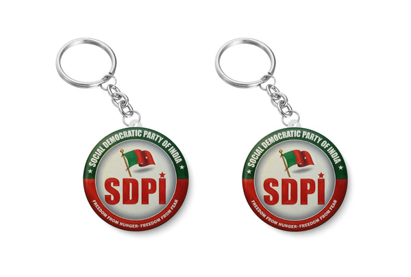 Social Democratic Party of India I SDPI Party I Key Chain Pack pf 2 No's