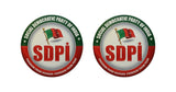 Social Democratic Party of India I SDPI Party I Bike Sticker Pack of 2 No's