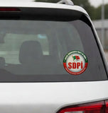 Social Democratic Party of India I SDPI Party I Car Window Sticker Pack of 2 No's