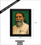 Shibu Soren I Jharkhand Mukti Morcha I JMM I Wall Poster / Frames
