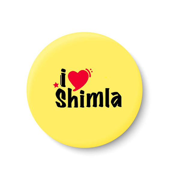 I Love Shimla Fridge Magnet
