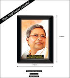 Siddaramaiah I Indian National Congress I INC I Karnataka I Wall Poster/ Frame
