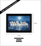 Vastu Running Seven Horses I Seven Horses I 7 Horses I Wall Poster / Frames