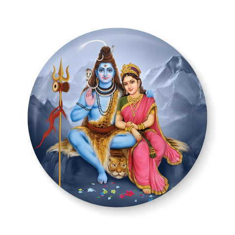 Shivan Parvati I Sivan Parvati I Sivan I Pin Badge